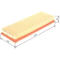 Bosch Luchtfilter F 026 400 155
