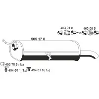 ERNST 505178 Einddemper