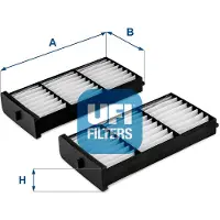 Ufi 53.274.00 Interieurfilter