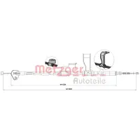METZGER 1.HY003 Handremkabel