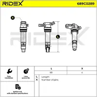 RIDEX 689C0289 Bobine