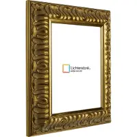 Lichtendonk Fotolijst - Fotokader - Barok Goud - 4,6 cm breed profiel - Fotomaat 40x55 - Ontspiegeld glas - Art.nr. 10691540551