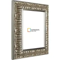 Lichtendonk Fotolijst - Fotokader - Barok Zilver - 4,6 cm breed profiel - Fotomaat 21x29,7 - Helder glas - Art.nr. 106916212972