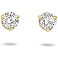 The Jewelry Collection Geelgouden Oorknoppen zirkonia 4023627
