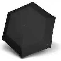 Knirps Paraplu, U.200 ultralicht duomatic neon zwart, Zwart