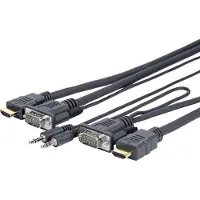 VivoLink PROVGAHDMIFLY3 Videokabeladapter VGA (D-Sub) + HDMI Type A (Standaard) (3 m, HDMI), Videokabel