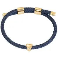 Ixxxi Armband Cosy Heart Blauw | Goud