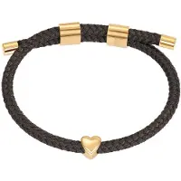 Ixxxi Armband Cosy Heart Bruin | Goud