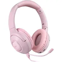 WISEQ Kinder Gaming Headset met Uitneembare Microfoon - Compatibel met PS4/PS5/Xbox/Nintendo Switch/PC - Fortnite - Roblox - Roze