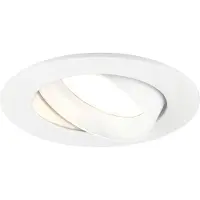 LEDVION - LED Inbouwspot Rio - Wit - Dimbaar - 3W - 2700K - Ø85 mm