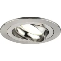 LEDVION - LED Inbouwspot Tokyo - RVS - Dimbaar - 3W - 4000K - Ø92 mm