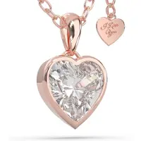 SERASAR Ketting [Love] voor Meisjes - Roségoud - Premium Tienersieraden