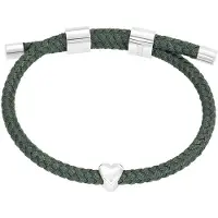 Ixxxi Armband Cosy Heart Groen | Zilver