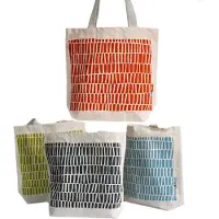 Ancient Wisdom 4 stuks schoudertas katoen - shoppingtas - All Over Design Katoenen Tassen 4 stuks (4 ontwerpen) - Eco - Bio - 'Cotton Not Plastic'