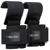 Gorilla Sports Liftingstraps met haken