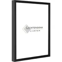 Lichtendonk Aluminium Wissellijst 100 x 150 Zwart - Ontspiegeld Acrylite Glas - Salerno