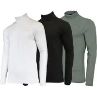 Campri 3-Pack - Skipully - Wintersportpully - Heren - Black/White/Jungle green (642) - maat M