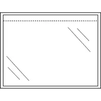 Cleverpack Paklijstenvelop zk onbedrukt 165x112mm | 10 stuks