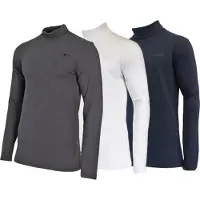 Campri 3-Pack - Skipully - Wintersportpully - Heren - Charcoal-marl/White/Navy (267) - maat 3XL