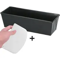 Coock - Bakvorm - Cakeblik met Antiaanbaklaag - Cakevorm - Bakblik 30 cm - Incl. Deegschraper & E-Book