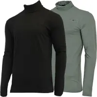 Campri 2-Pack - Skipully - Wintersportpully - Heren - Black/Jungle green (549) - maat 3XL