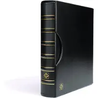 Leuchtturm Ringband met cassette Grande Classic zwart - geschikt voor A4 formaat