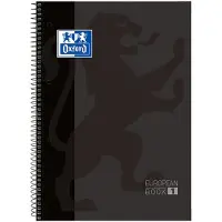 Oxford Notitieboek oxf classic europeanb a4+ 5x5 80v zw | 5 stuks