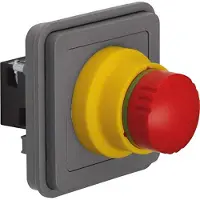 Hager Berker Noodstopschakelaar W.1 Grijs - 44713512