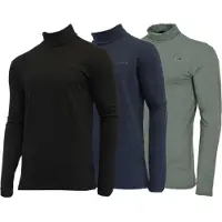 Campri 3-Pack - Skipully - Wintersportpully - Heren - Black/Navy/Jungle green (643) - maat XXL