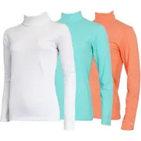 Campri 3-Pack - Skipully - Wintersportpully - Dames - White/Aruba blue/Salmon (658) - maat 3XL