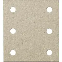 Ivana Schuurschijf Klittenband Rechthoek 6-Gats Korrel 120 103x115mm - 10 Stuks