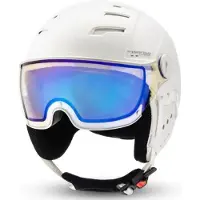 Mango Venus Skihelm Met Vizier | White | Flash Blue Mirror | Maat: 52 t/m 54 cm