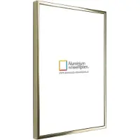 Lichtendonk Aluminium Wissellijst 53 x 158 Glans Goud - Ontspiegeld Acrylite Glas - Art.nr.: 048-001