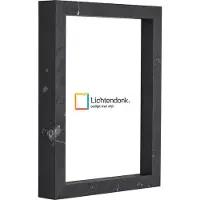 Lichtendonk Fotolijst - Zwart Marmer - 3 cm hoog profiel - Fotomaat 50x100 - Ontspiegeld ACRYLITE - Art.nr. 101064214501003