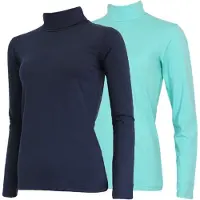 Campri 2-Pack - Skipully - Wintersportpully - Dames - Navy/Aruba blue (617) - maat L