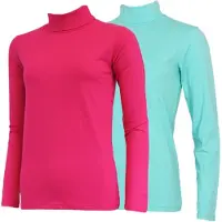 Campri 2-Pack - Skipully - Wintersportpully - Dames - Pink/Aruba blue (649) - maat XL