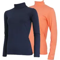 Campri 2-Pack - Skipully - Wintersportpully - Dames - Navy/Salmon (439) - maat 3XL