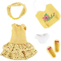 DOBENO Käthe Kruse Spring Queen Outfit Tienerpop Kledingset 5-delig