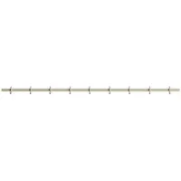 String Relief Haakrail 123 Cm - Haken en hangers Aluminium Beige - RELIEF-HR-1230-302