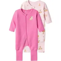 Name it Rompertje/body bruin / pink / lichtroze