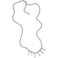 Diesel DX1494040 Herenketting - Zilverkleurig