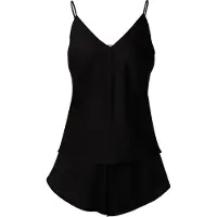 Triumph Korte pyjama ' Silky Sensuality ' zwart