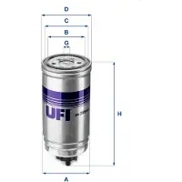 Ufi 23.288.00 Oliefilter