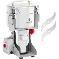 Royal Catering Elektrische kruidenmolen - 2000 g - 21 x 9.5 cm - 3400 W -