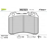 Valeo 302323 Remblokken