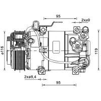 MAHLE ORIGINAL ACP 1460 000P Aircopomp