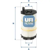 Ufi 25.143.00 Oliefilter