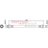 METZGER 4111467 Remslang