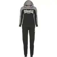 Lonsdale Joggingpak grijs / zwart / wit
