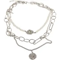 Urban Classics Ketting 'Ocean' zilver